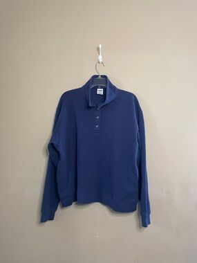 PINK Victoria's Secret Navy Pullover Sweatshirt SZ XL